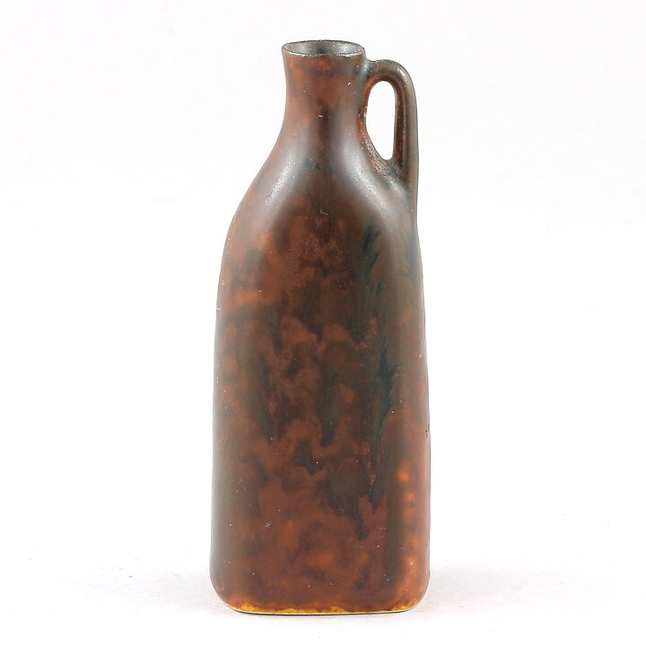 カールハリー・スタルハーネ  濃茶色のミニチュアのベース   7.5 cm  1950年代  (#3)