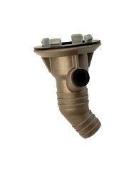 Hose adapter for outdoor unit Ø38mm.