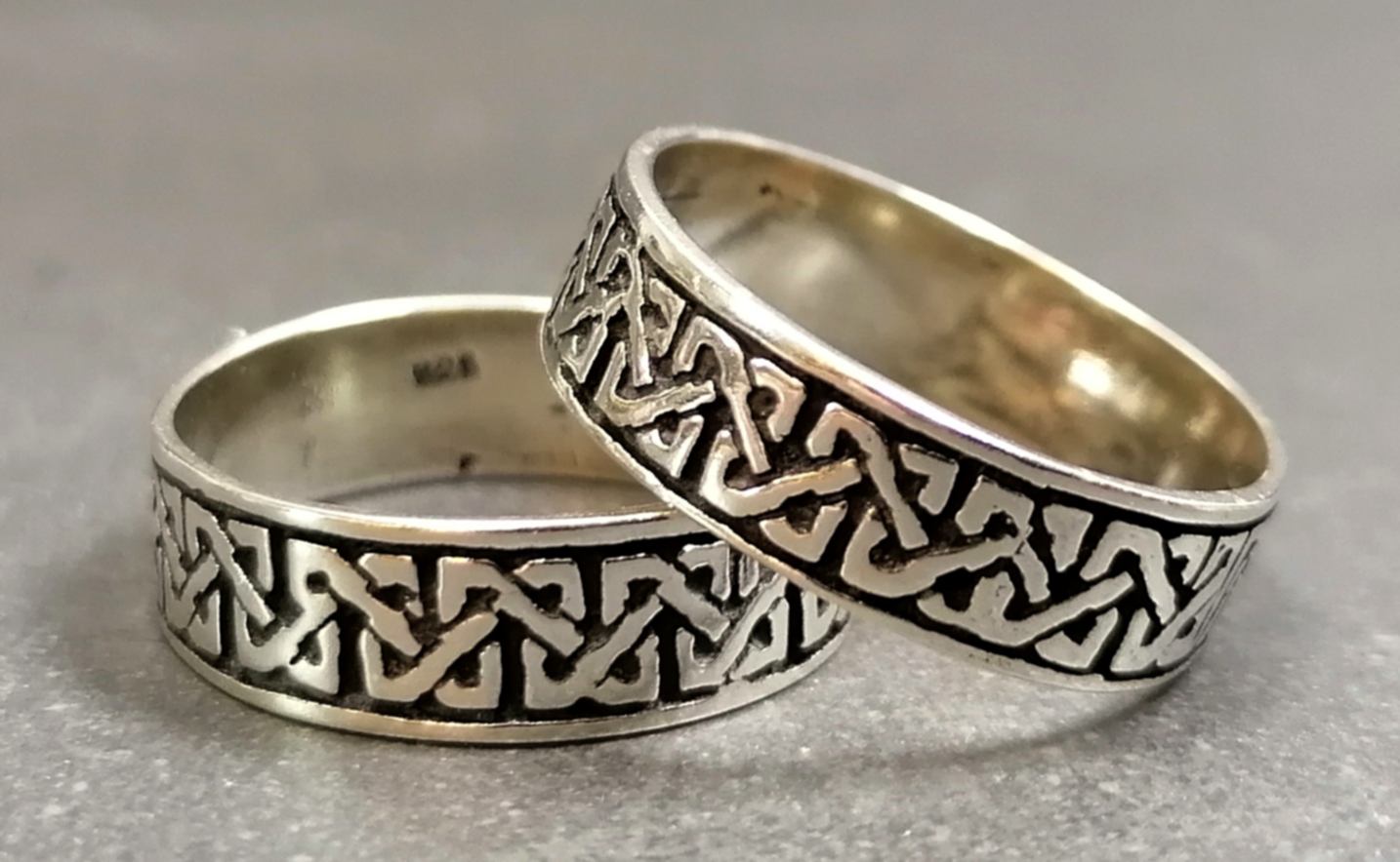Silverring - Keltisk Knut  - Band