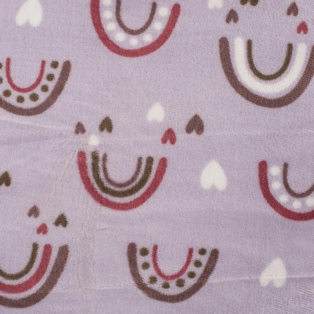 CUDDLE FLEECE - RAINBOWS - 3