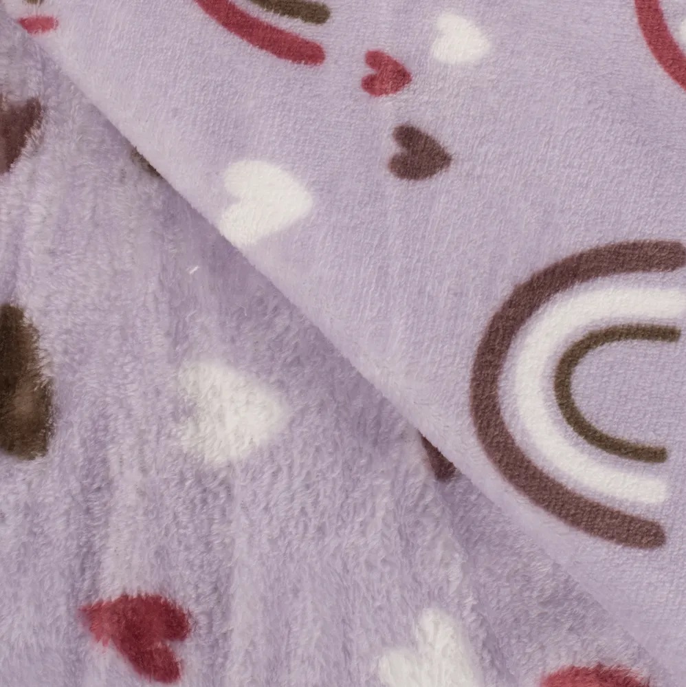 CUDDLE FLEECE - RAINBOWS - 2