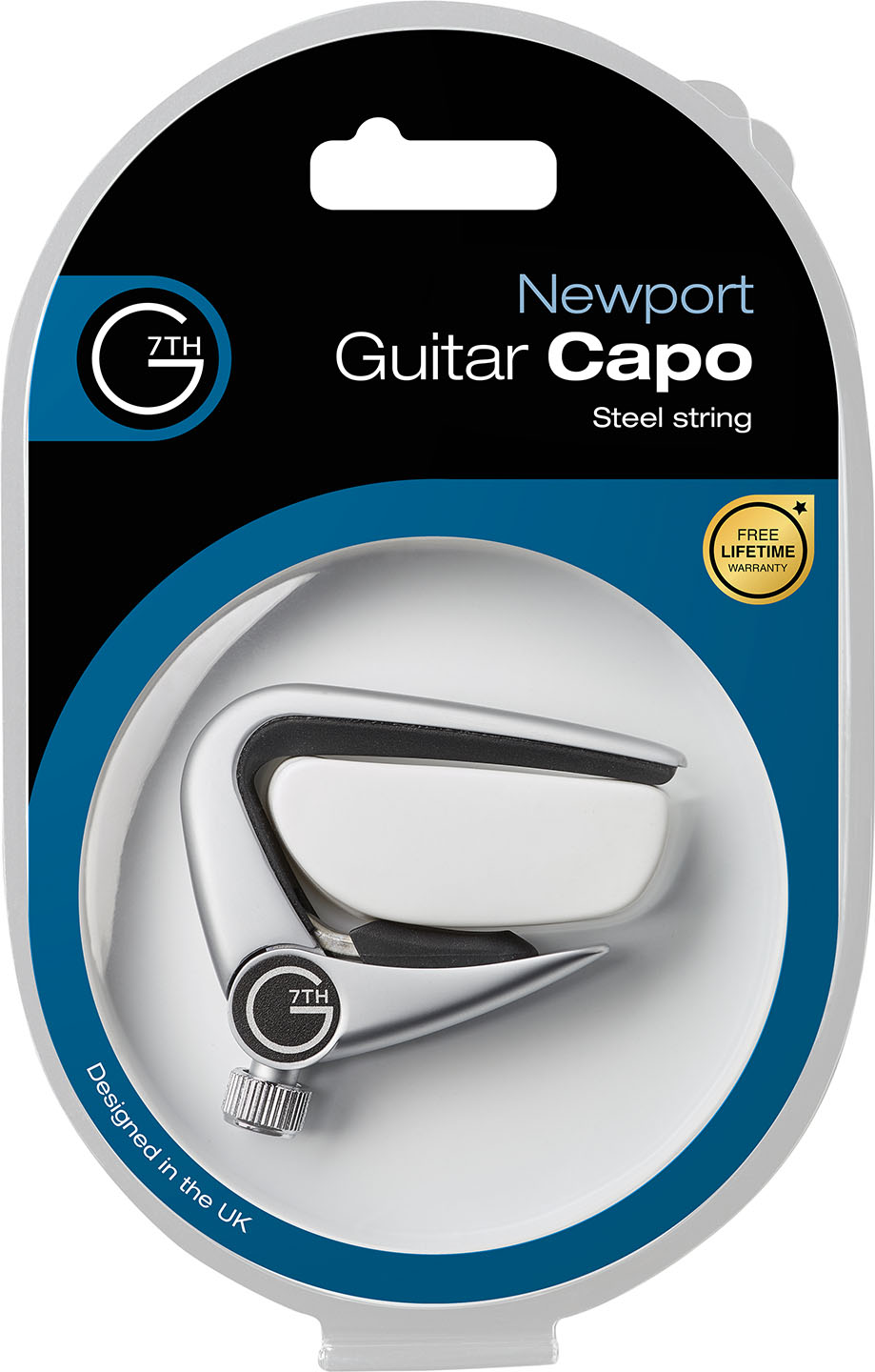 G7th Newport Capo 6 String Silver - 3