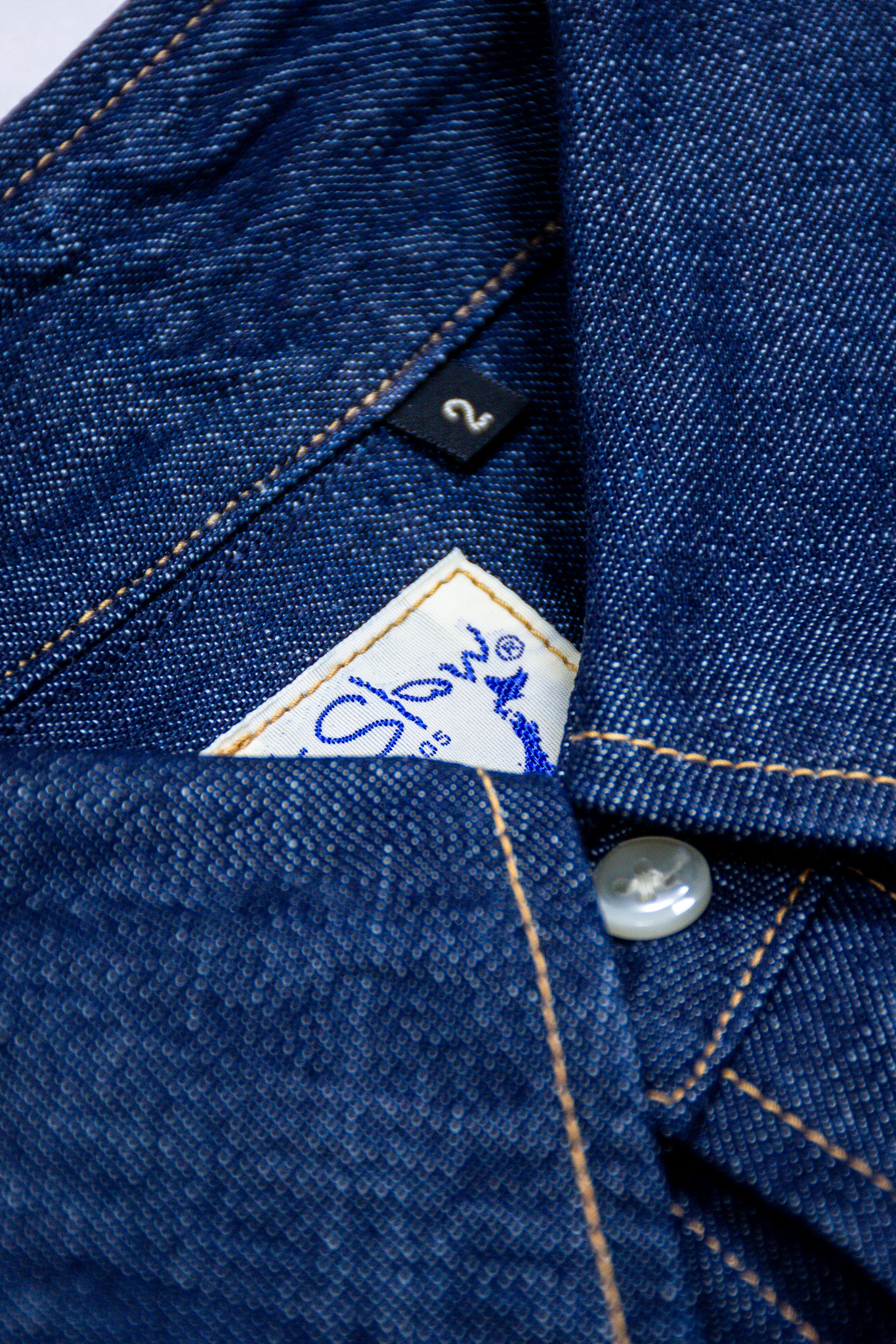 orSlow - Denim Button Down Shirt One Wash - 4