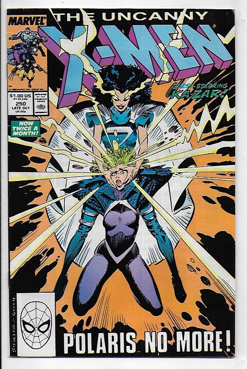 Uncanny X-Men # 250 VF
