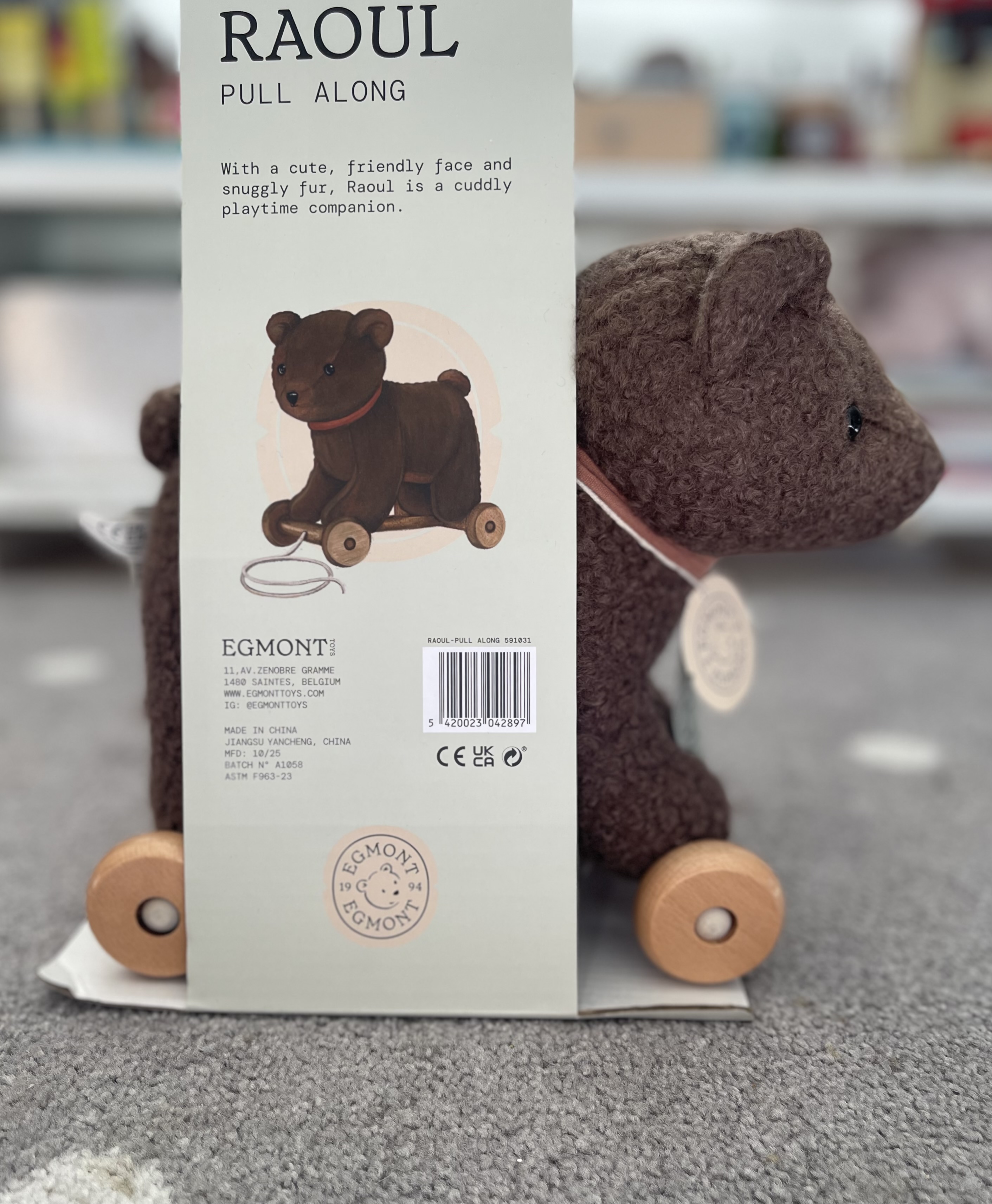 Dragleksak Nallebjörnen Raoul - Egmont Toys - 6