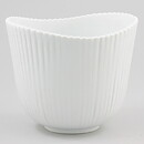 Stig Lindberg (Vinda 1950) White Bowl with Linear Relief 12 cm (2)