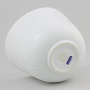 Stig Lindberg (Vinda 1950) White Bowl with Linear Relief 12 cm (2)
