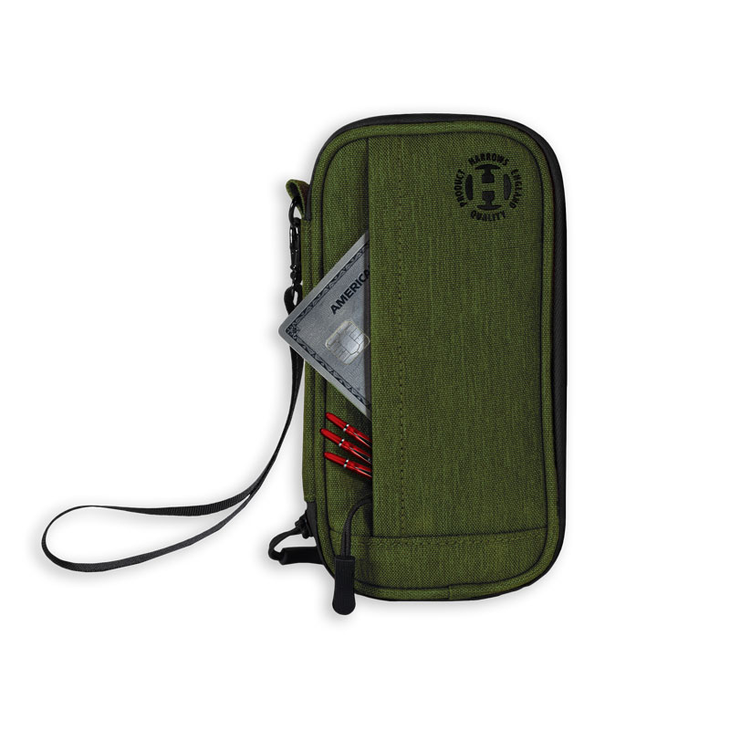 Harrows Smart Case 3 Dartcase Green /Black - 2