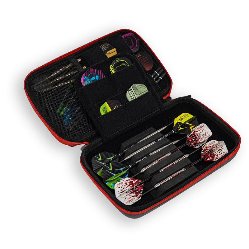 Harrows Smart Case 6 XL Dartfodral Grått/Rött - 3
