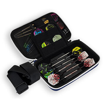 Harrows Smart Case 6 XL Dartfodral Blå/Vit