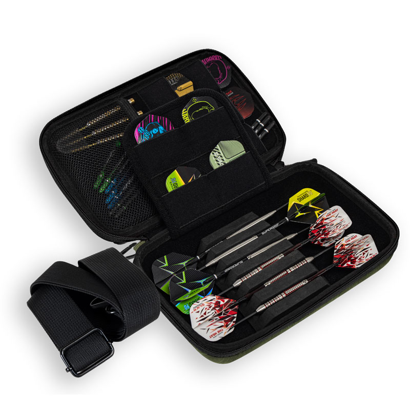 Harrows Smart Case 6 XL Dartcase Green/Black - 2
