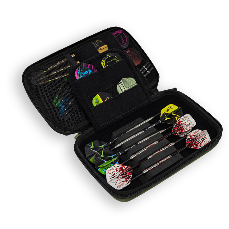 Harrows Smart Case 6 XL Dartcase Green/Black - 3