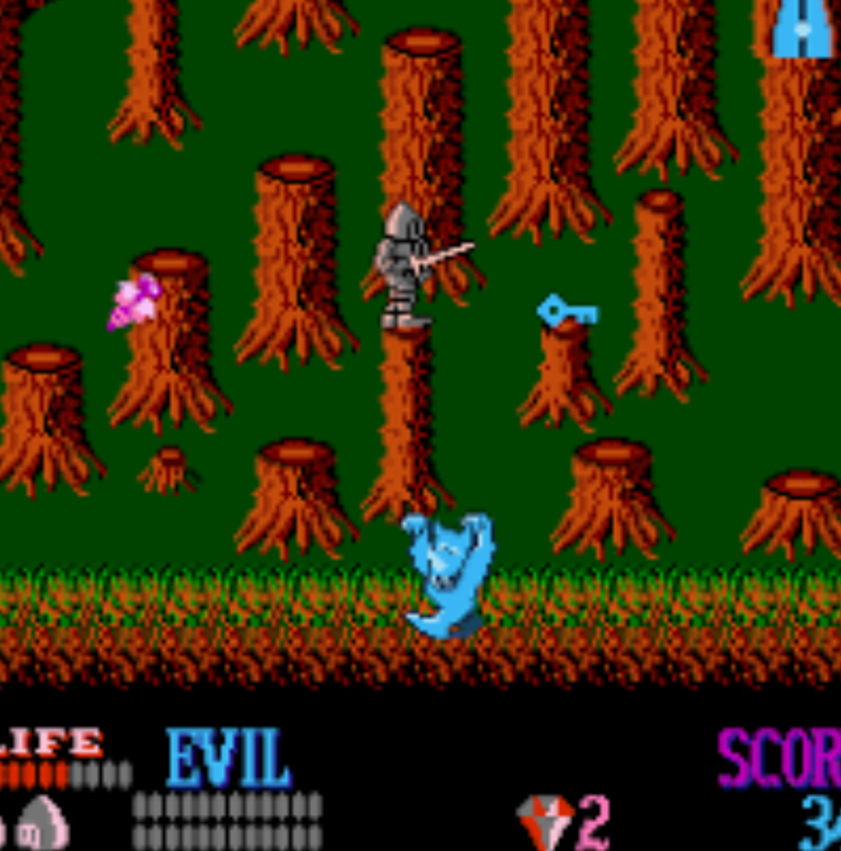 Wizard & Warriors 1 - NES - 3