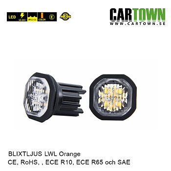 Blixtljus Duo LED –  LWL-11, Orange