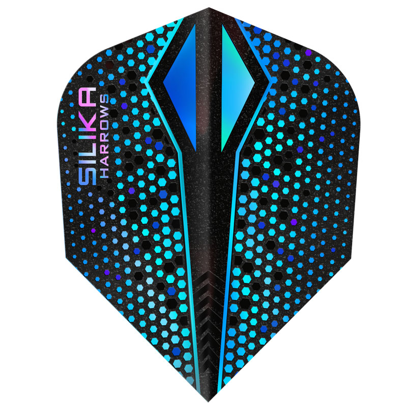 Harrows Silika Colourshift Tough Crystalline Coated Blåa-X Shape NO6