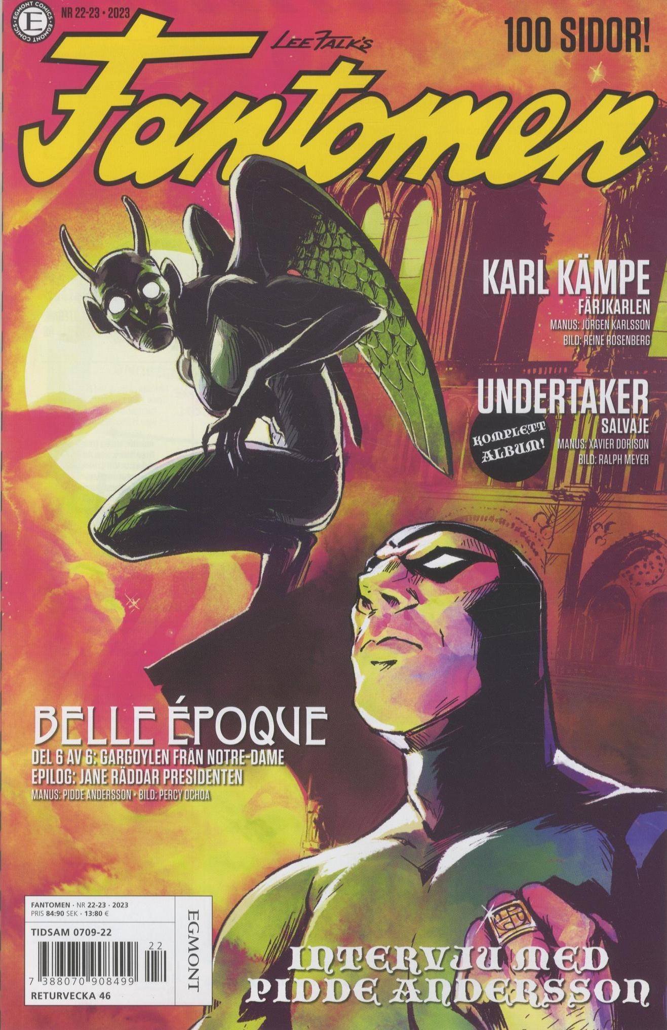 Fantomen 2023 nr 22/23, Karl Kämpe, Undertaker, Belle Époque sista delen!