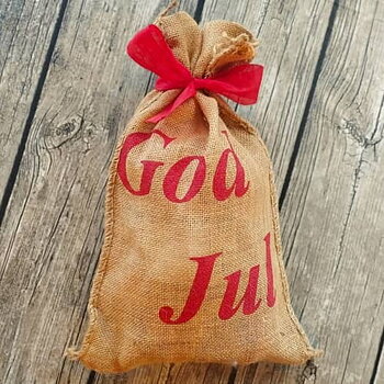 God Jul, jutesäck med godis