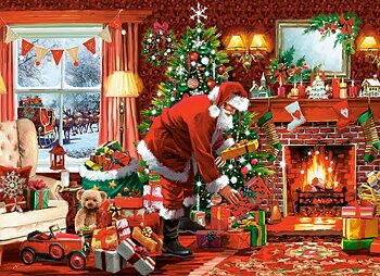 Santa's Special Delivery, puslespil med 300 brikker (B-030538)