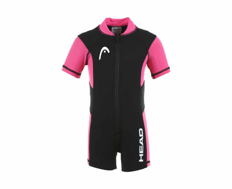 Neoprenanzug Kinder Light Shorty schwarz/rosa 1,5 mm - Head