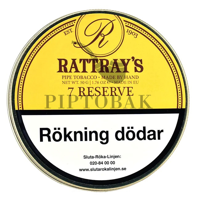 Rattrays 7 Reserve 50g Piptobak