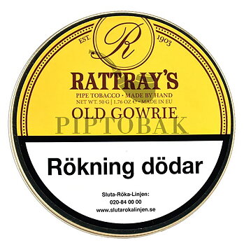Rattrays Arc Old Gowrie 50g Piptobak