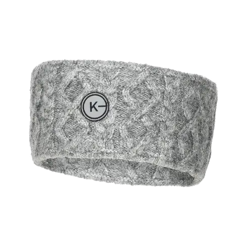 Kingsland Gizelle Ladies Cable knitted Headband Grey