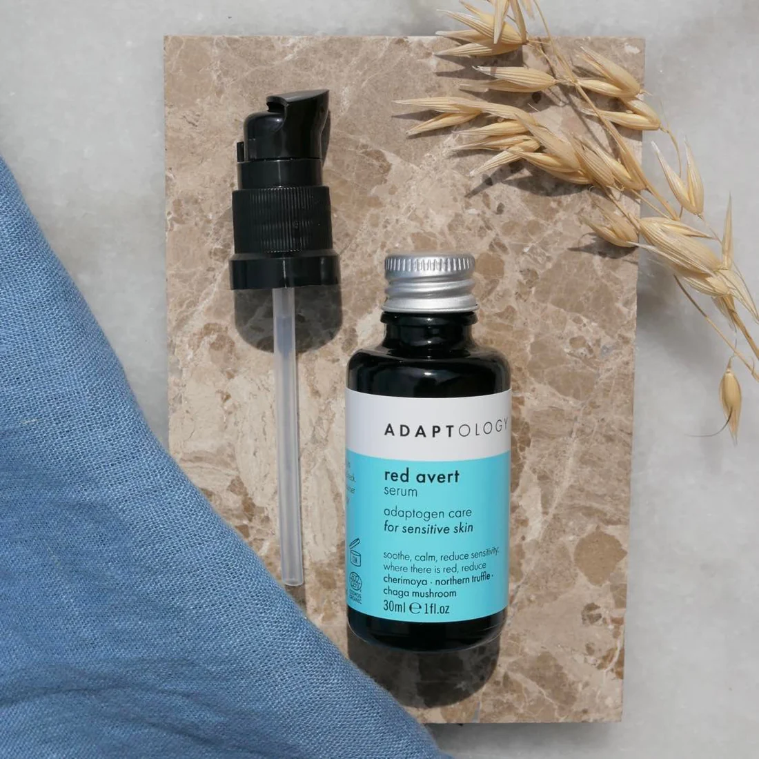 ADAPTOLOGY RED AVERT SERUM 30ml | Lindrende serum til reaktiv hud - 5