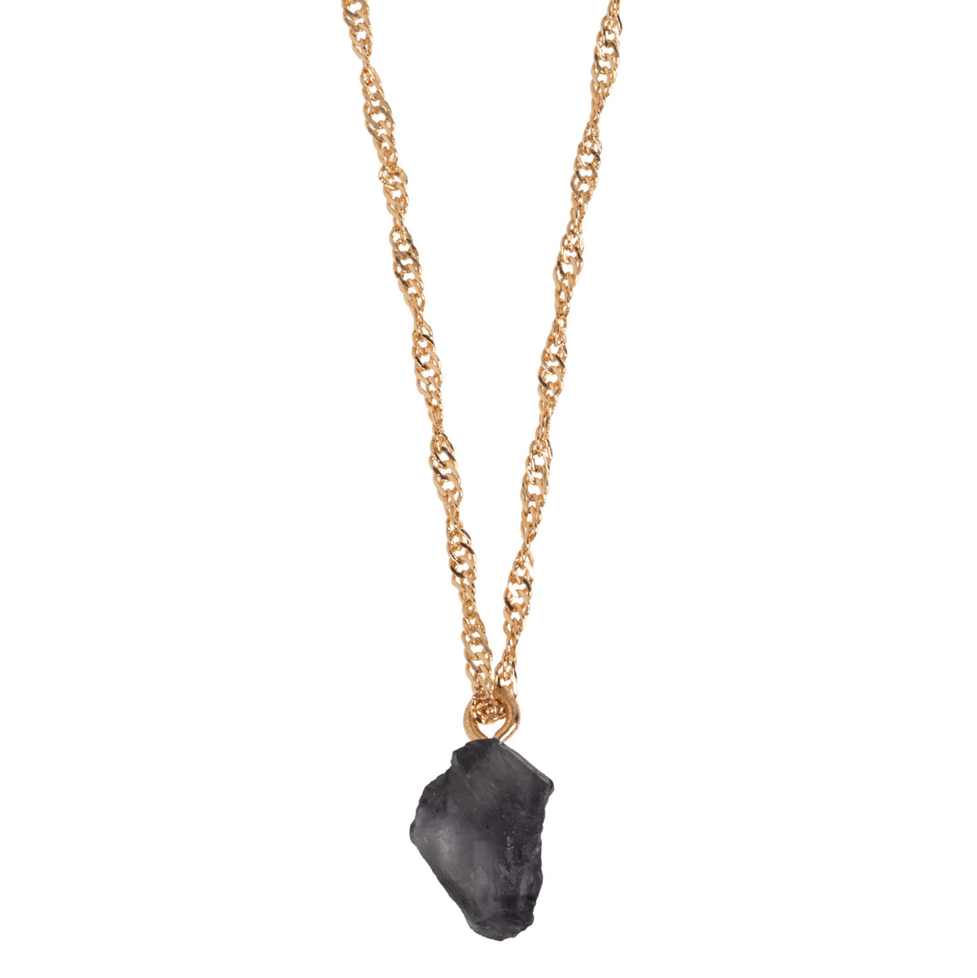 ISOLDE - BLACK AGATE NECKLACE