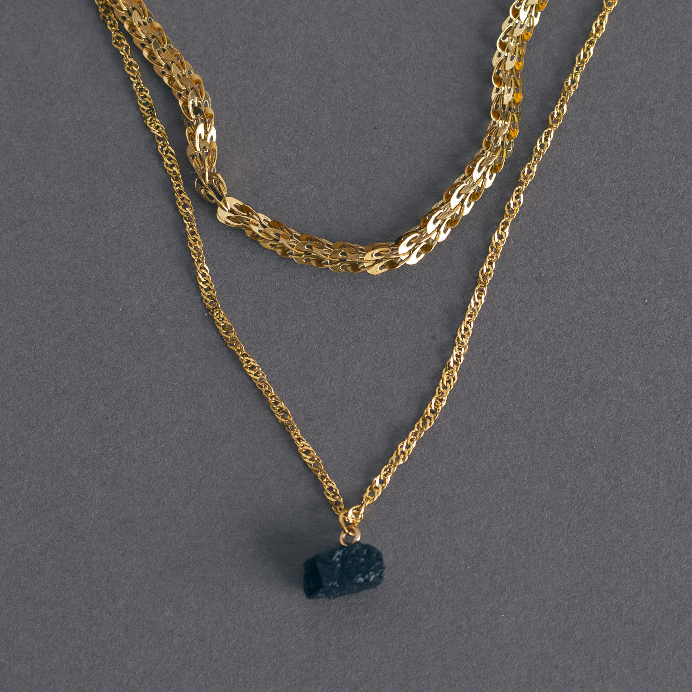 ISOLDE - BLACK AGATE NECKLACE - 4