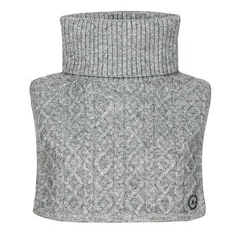 Kingsland Graziella Knitted Collar Dark Grey