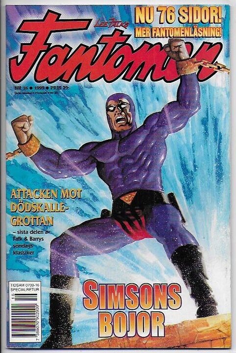 Fantomen 1999 Nr 16 VF+