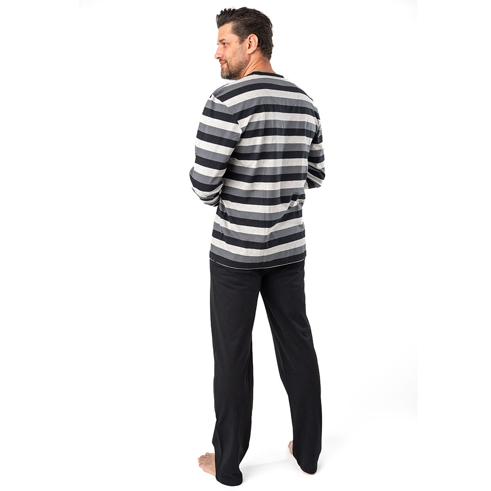 Fathers & Friends - Pyjamas L/S - Black/White - 2