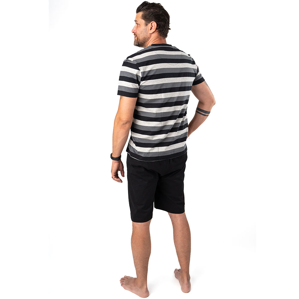 Fathers & Friends - Pyjamas S/S - Black/White - 2