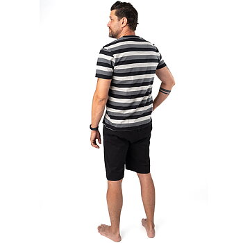 Fathers & Friends - Pyjamas S/S - Black/White