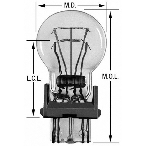 Glödlampa BP3157 (Vit) (2st) - 3