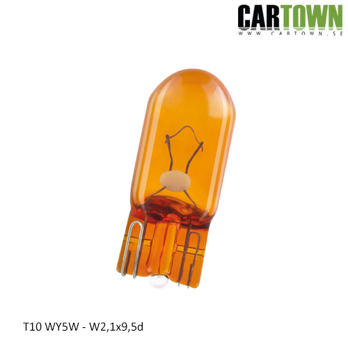 Glödlampa T10 WY5W (Orange) (2st)