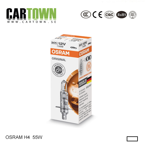 Glödlampa H1 OSRAM Vit (1st)
