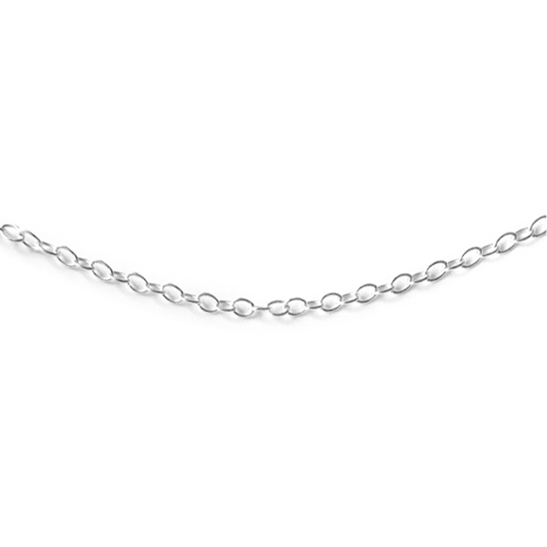 Sterling hopea ankkuri ketju 110cm