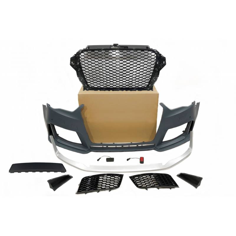 Audi A3 13-15 - Stötfångare fram Sportback RS3 Look + Frontläpp