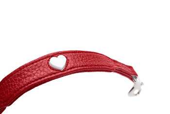 HUNTER Round & Soft Love ställbart koppel röd
