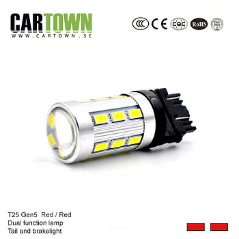 LED 3157 Röd/Röd (1st)