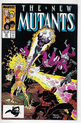 New Mutants # 54 VF/NM