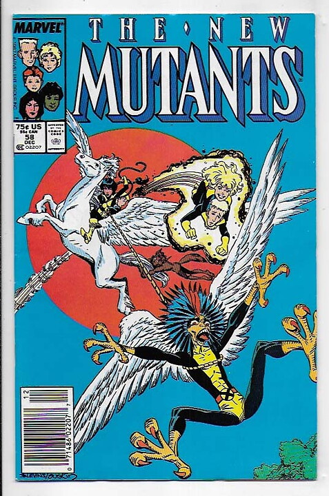 New Mutants # 58 FN/VF