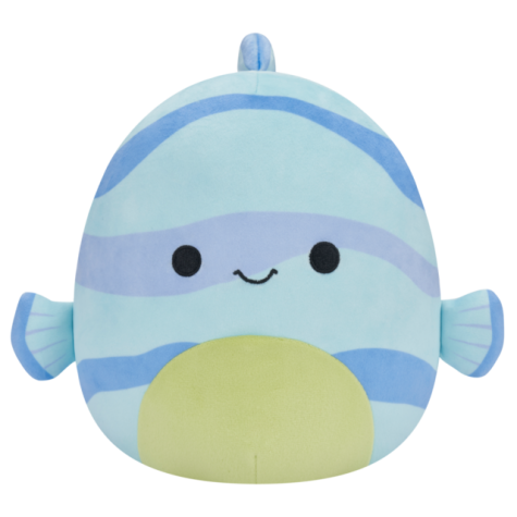 Squishmallows Leland the Blue Striped Fish, 19 cm