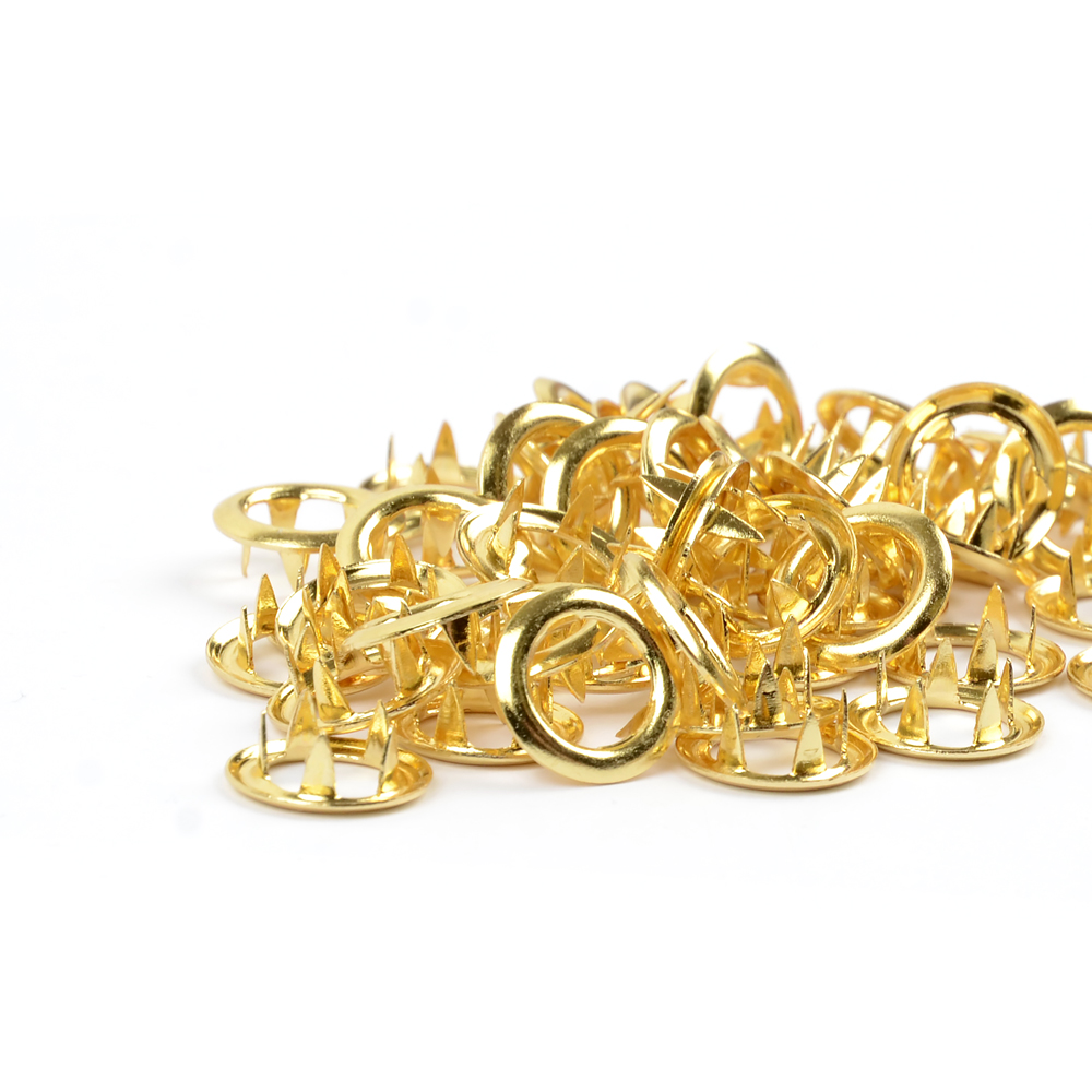 TRYCKKNAPPAR - GOLD