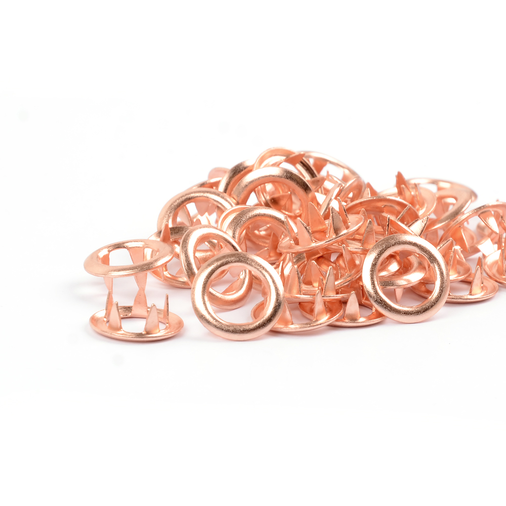 METAL PRONG SNAPS - ROSE GOLD