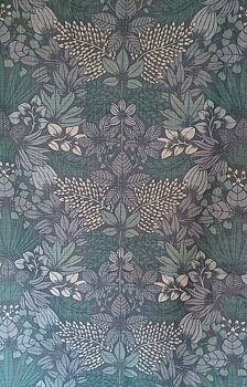 Gardinlängder 2 st Morris Garden art deco lantlig stil Gårdsromantik