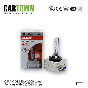Xenon D8S Osram Xenarc® (1st)  25W 2000Lum