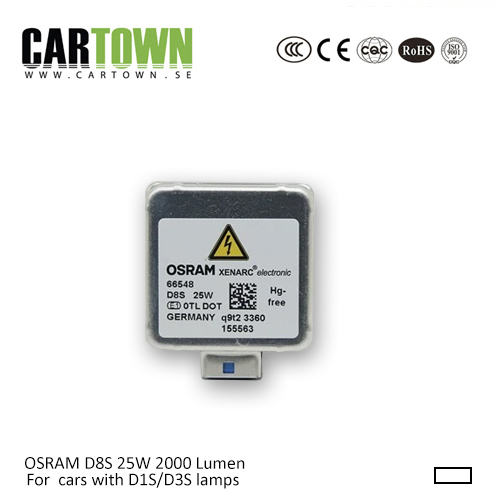 Xenon D8S Osram Xenarc® (1st)  25W 2000Lum - 2