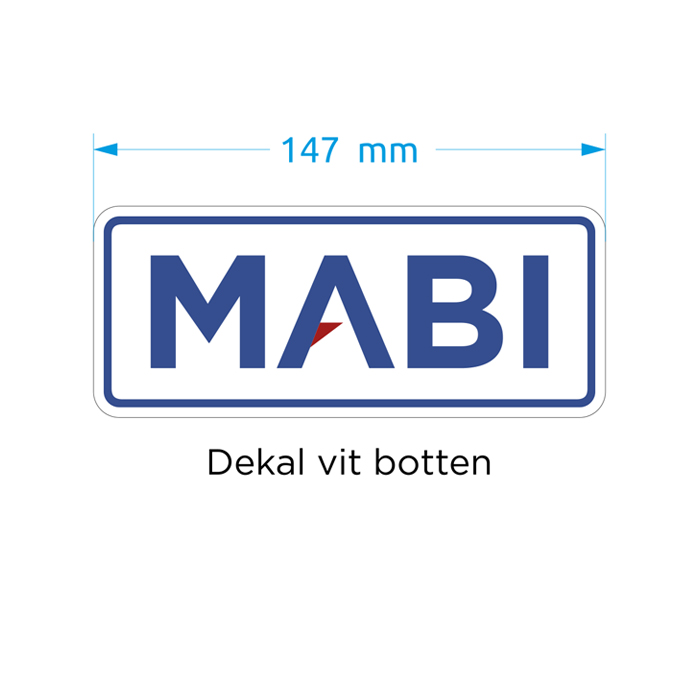 Bakluckedekal till ljus bil